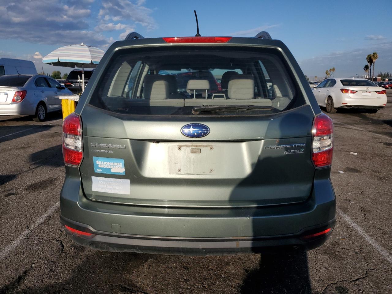 2015 Subaru Forester 2.5I VIN: JF2SJABC8FH540663 Lot: 81438535