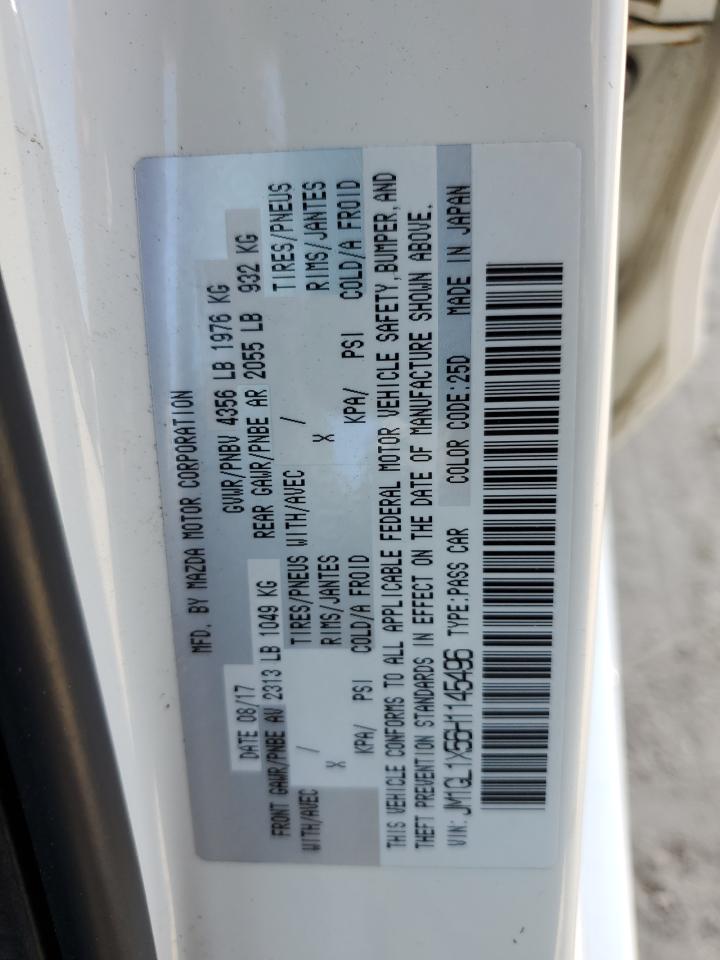 2017 Mazda 6 Grand Touring VIN: JM1GL1X56H1145496 Lot: 80522415