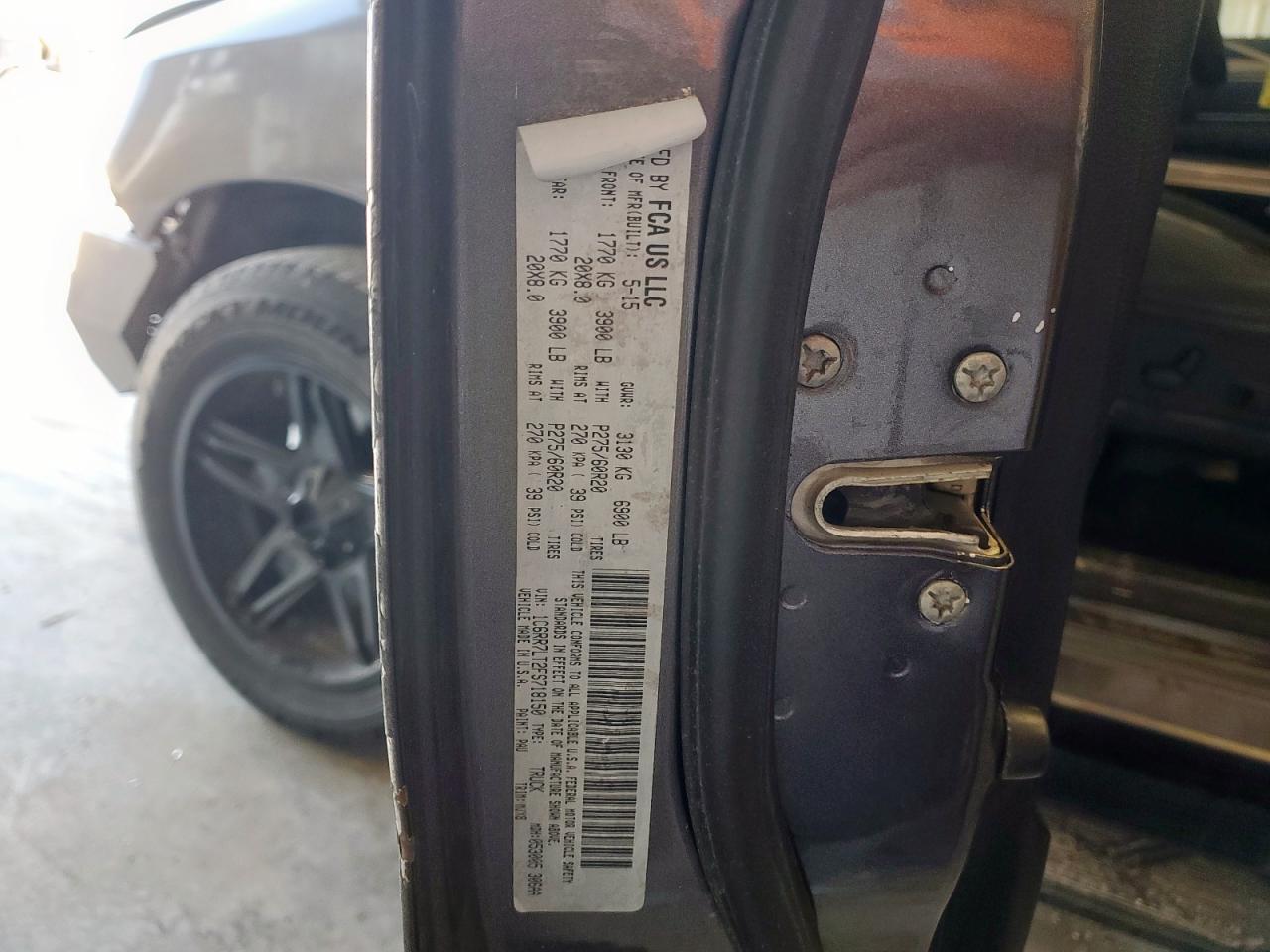 2015 Ram 1500 Slt VIN: 1C6RR7LT2FS718150 Lot: 71090065