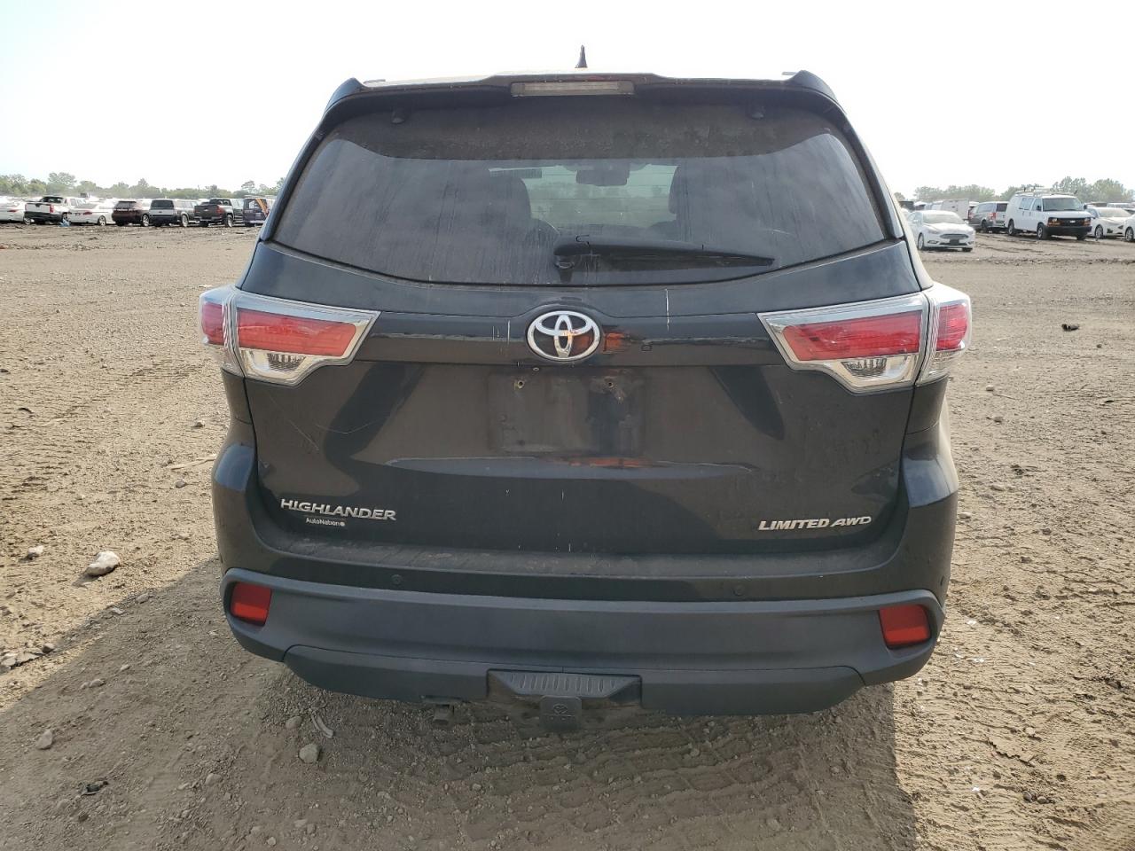 2015 Toyota Highlander Limited VIN: 5TDDKRFH0FS081603 Lot: 80293495