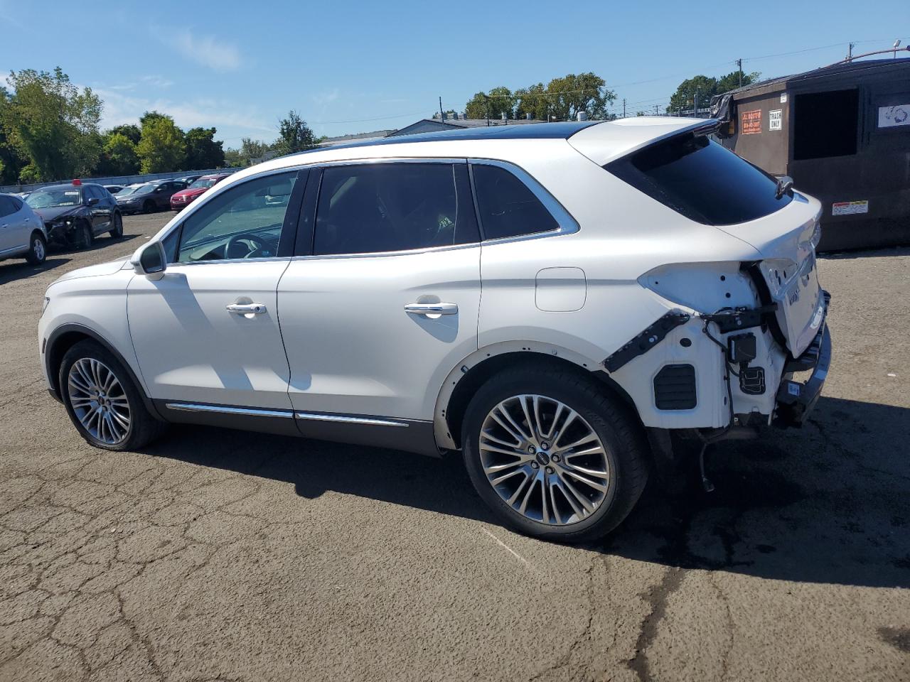 2016 Lincoln Mkx Reserve white null gas 2LMTJ8LR3GBL31571 photo #3
