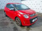2015 CITROEN C1 FLAIR PURETECH 1.2 PURETECH FLAIR 5DR for sale at Copart WHITBURN