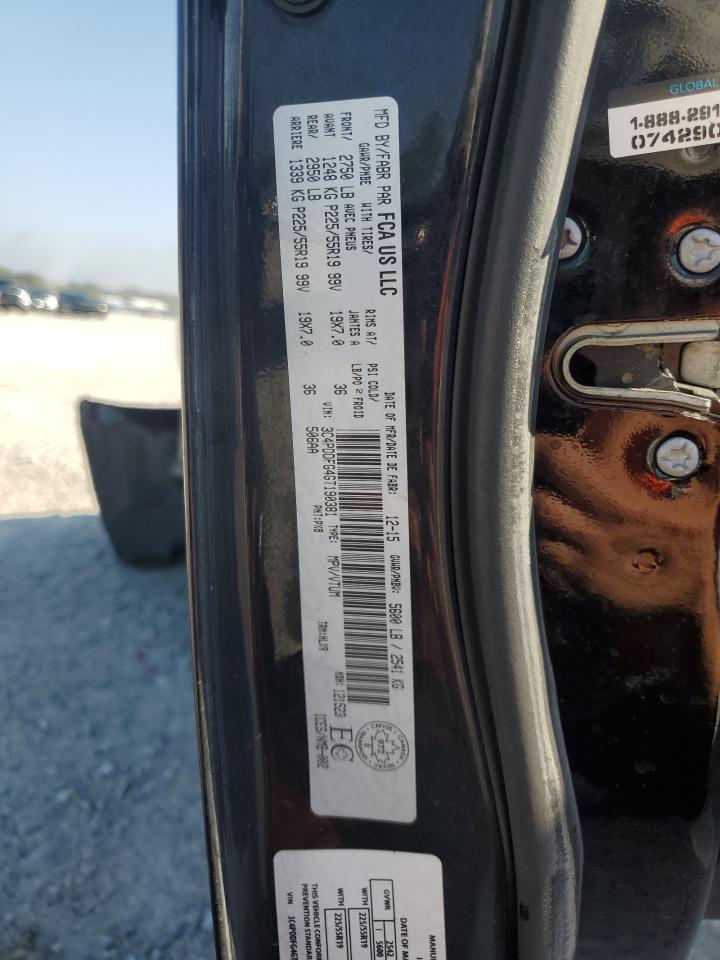 2016 Dodge Journey R/T VIN: 3C4PDDFG4GT190381 Lot: 82036255