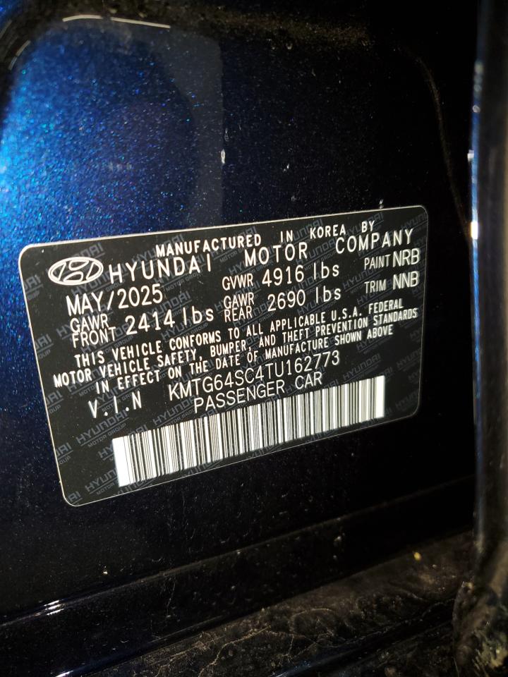 2026 Genesis G70 VIN: KMTG64SC4TU162773 Lot: 71321855