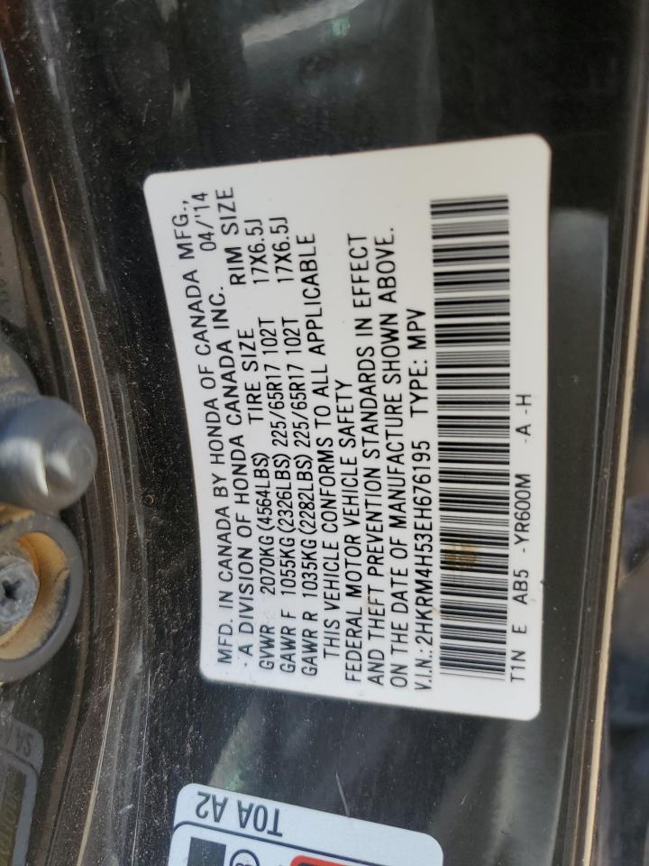 2014 Honda Cr-V Ex VIN: 2HKRM4H53EH676195 Lot: 80114175