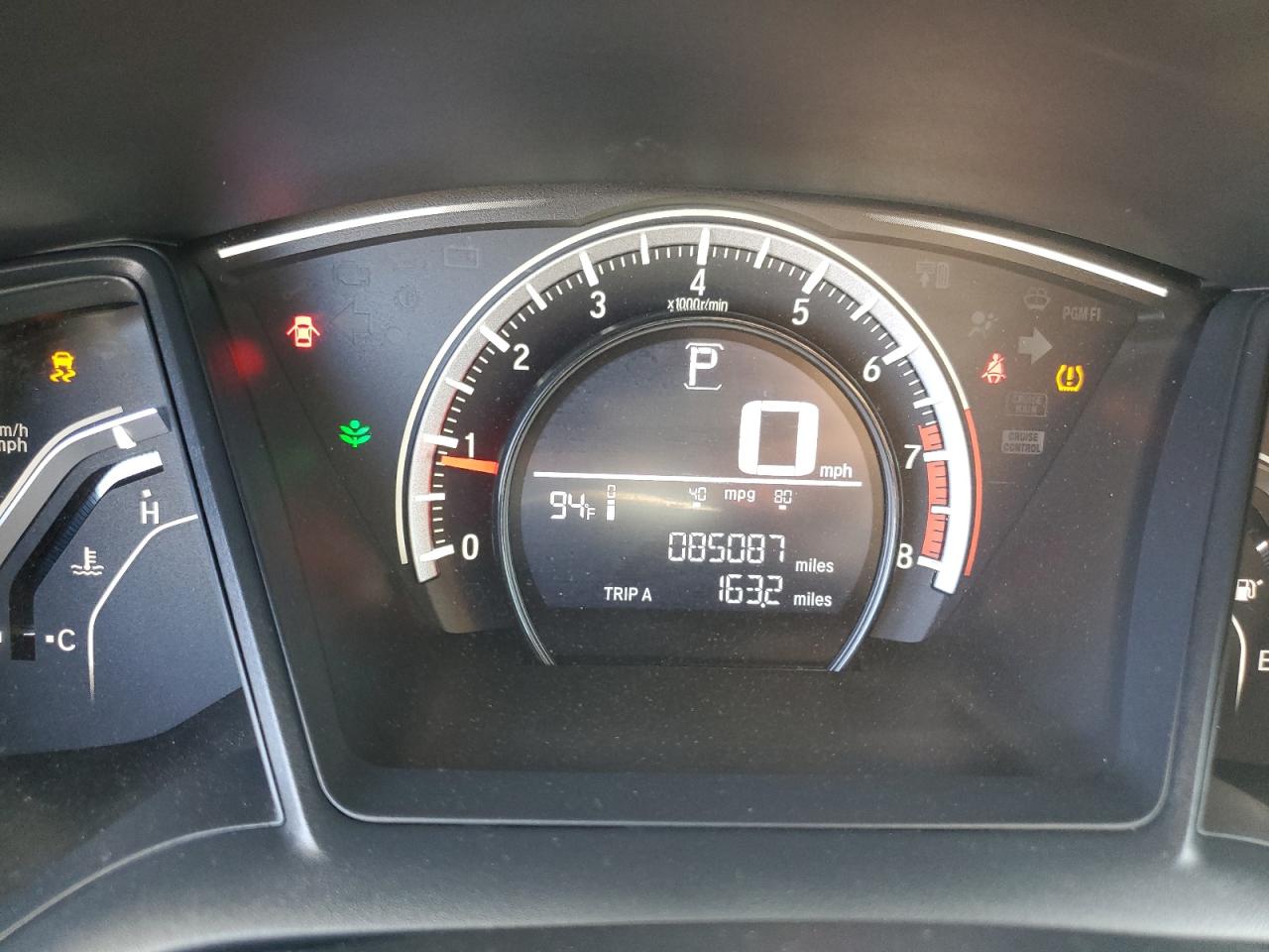 2016 Honda Civic Lx VIN: 19XFC2F52GE212934 Lot: 81726175