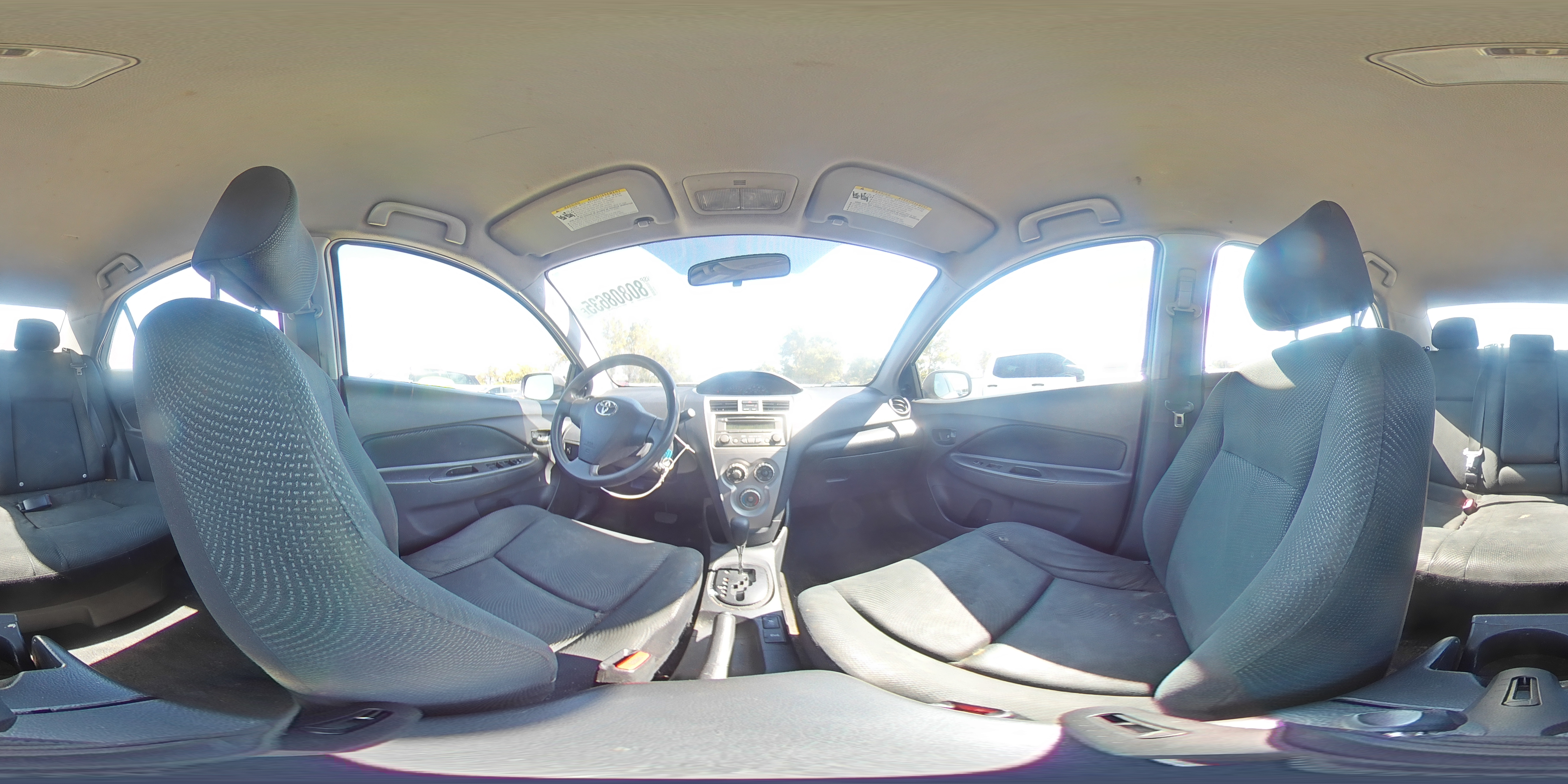 2012 Toyota Yaris VIN: JTDBT4K34CL010127 Lot: 80808635