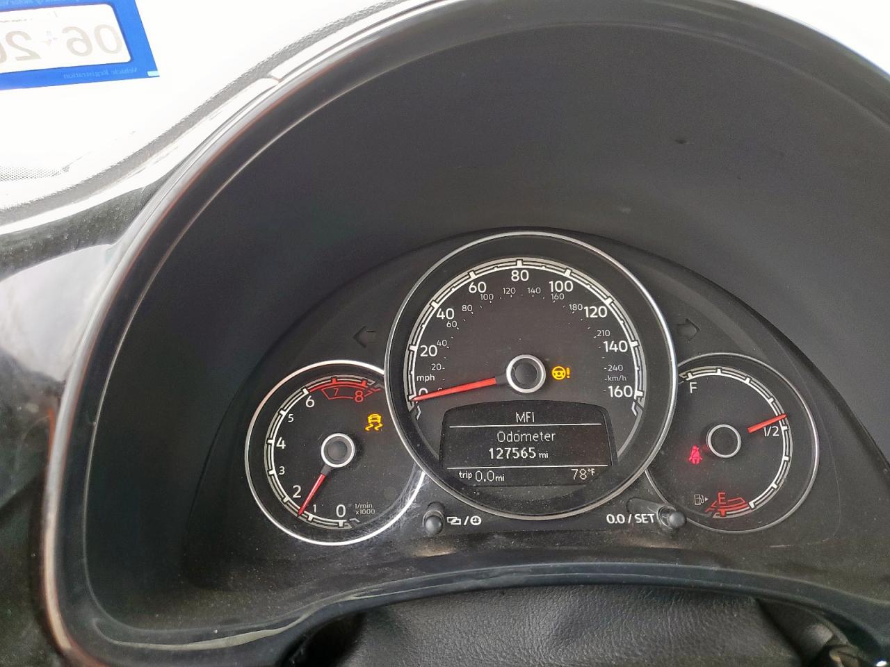 2017 Volkswagen Beetle 1.8T VIN: 3VWF17AT7HM614784 Lot: 84355575