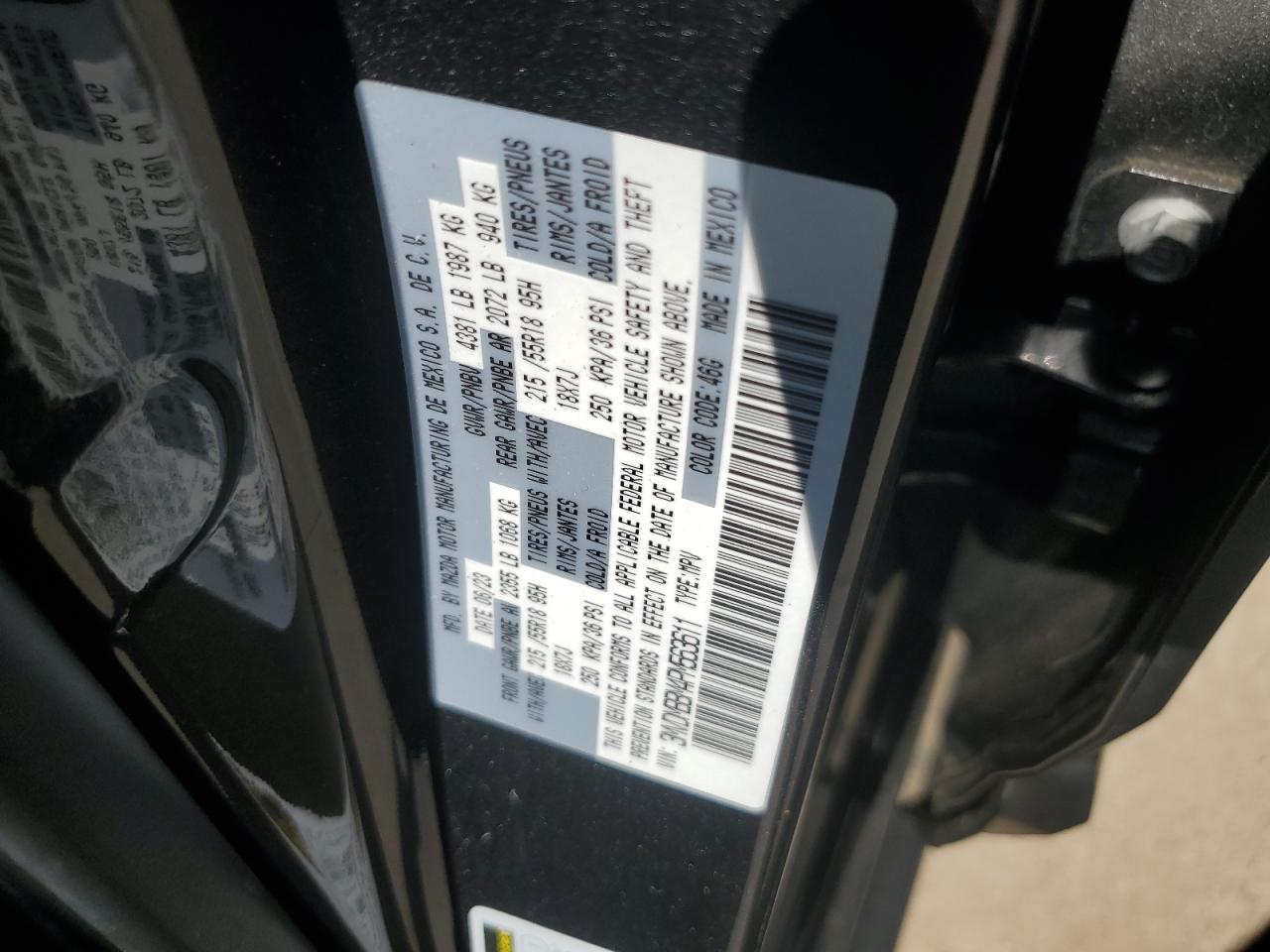 2023 Mazda Cx-30 Select VIN: 3MVDMBBM4PM563611 Lot: 83776775