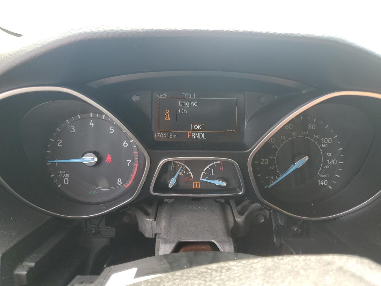 2016 Ford Focus Se VIN: 1FADP3F22GL399726 Lot: 80831545