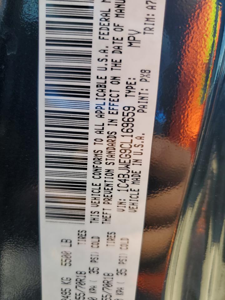 2012 Jeep Wrangler Unlimited Sahara VIN: 1C4BJWEG9CL169659 Lot: 71797795