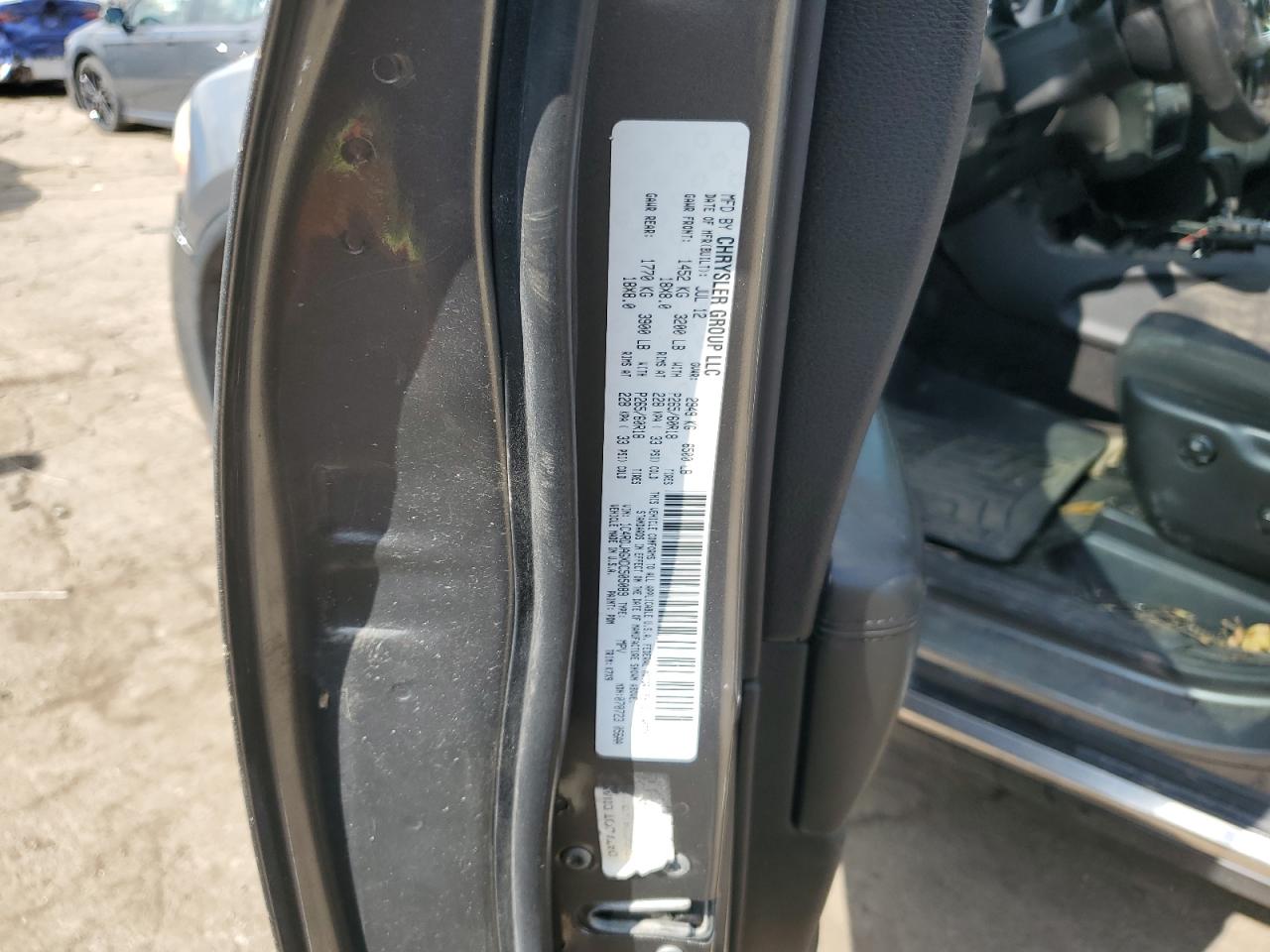 2013 Dodge Durango Sxt VIN: 1C4RDJAGXDC505089 Lot: 84029035