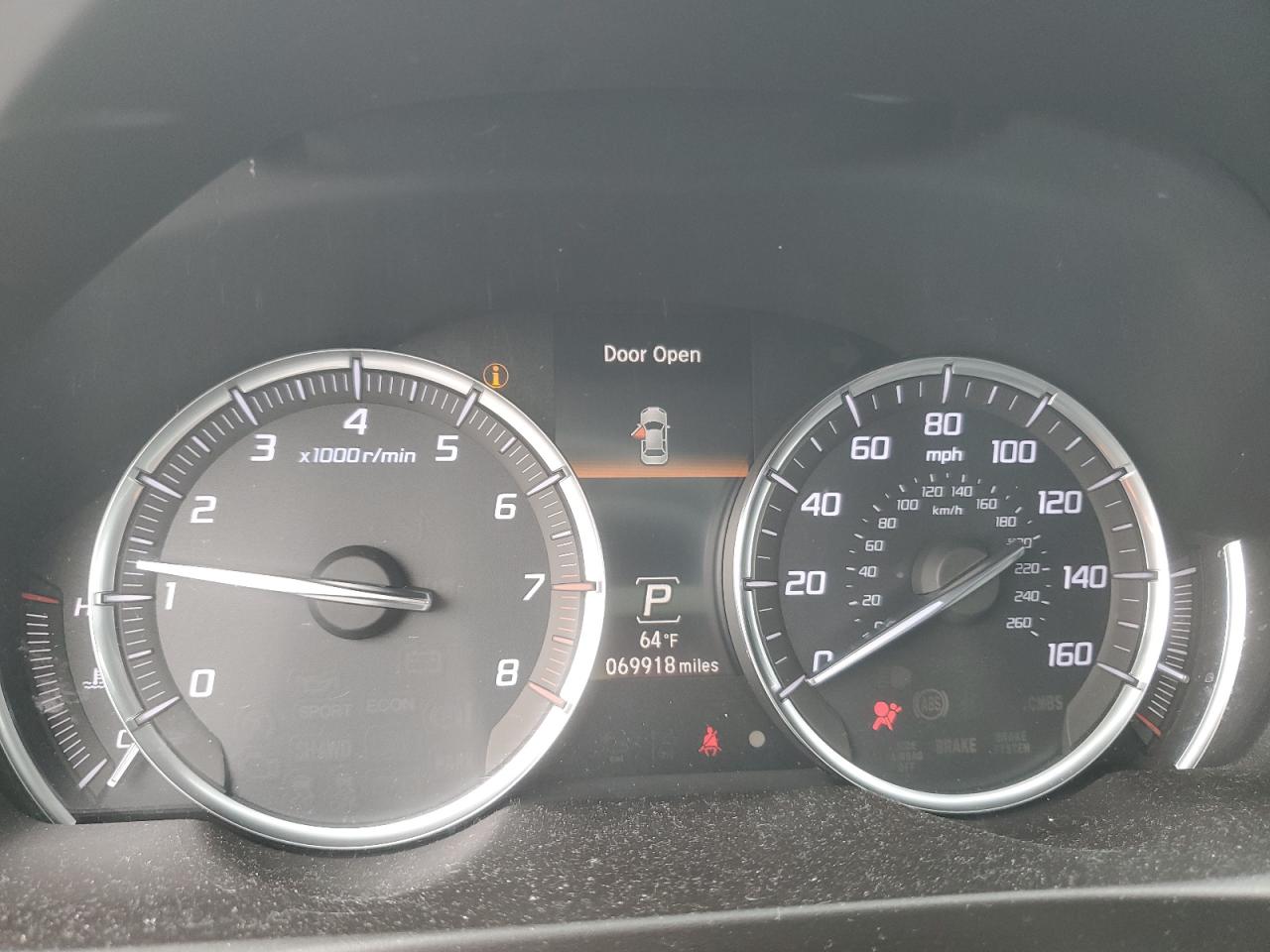 2020 Acura Tlx VIN: 19UUB1F35LA015810 Lot: 72000385