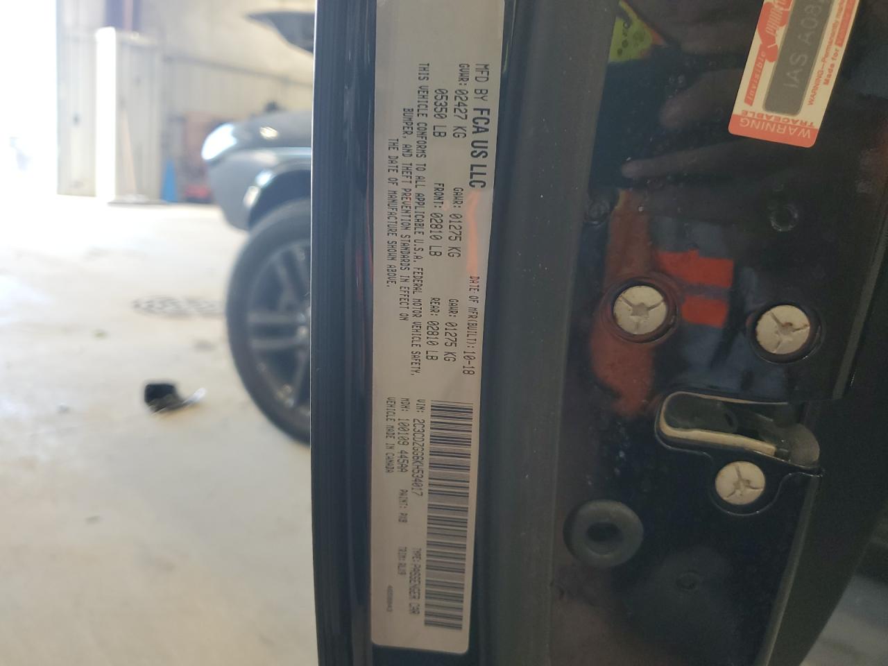 2019 Dodge Challenger Sxt VIN: 2C3CDZGG5KH668517 Lot: 80029875