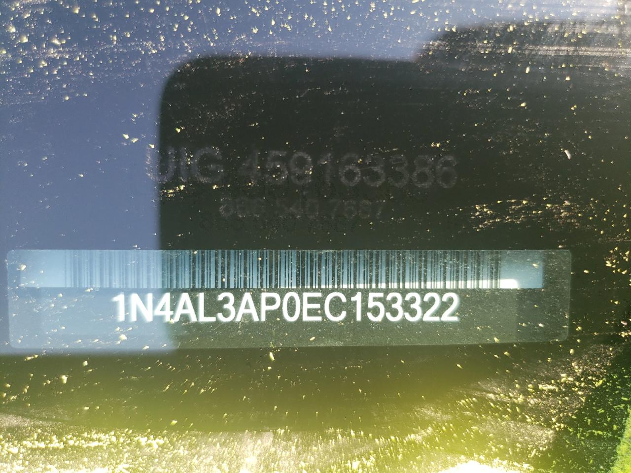 2014 Nissan Altima 2.5 VIN: 1N4AL3AP0EC153322 Lot: 81888105