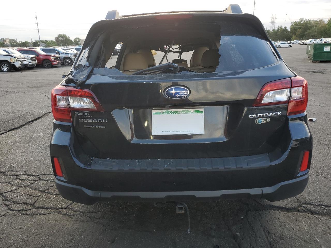 2015 Subaru Outback 2.5I Limited VIN: 4S4BSBLC6F3263519 Lot: 80560225