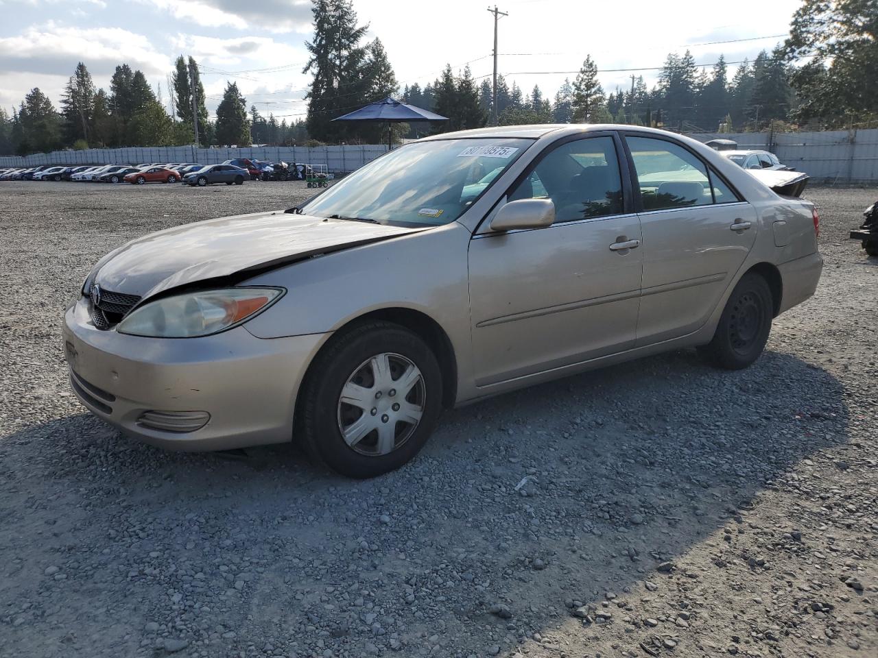 2002 Toyota Camry Le gold null gasoline JTDBE32K020072913 photo #1