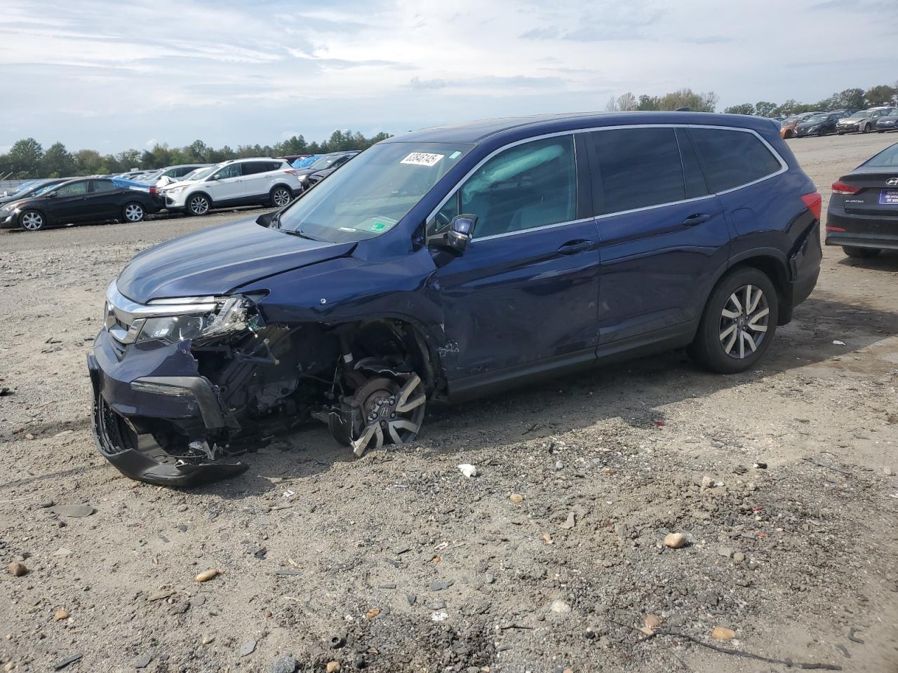 2020 Honda Pilot Exl VIN: 5FNYF6H51LB015942 Lot: 83846145