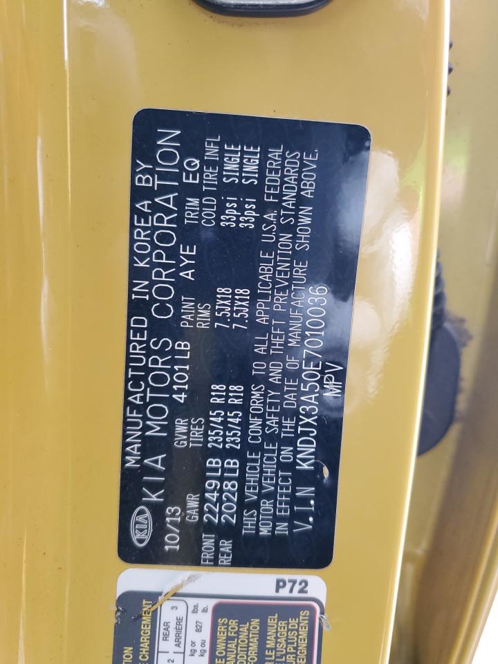 2014 Kia Soul ! VIN: KNDJX3A50E7010036 Lot: 80590475