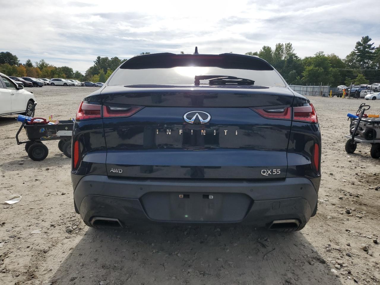2022 Infiniti Qx55 Luxe VIN: 3PCAJ5J38NF104560 Lot: 84386355