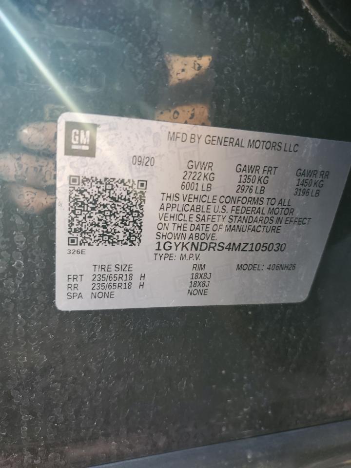 2021 Cadillac Xt5 Premium Luxury VIN: 1GYKNDRS4MZ105030 Lot: 84731025