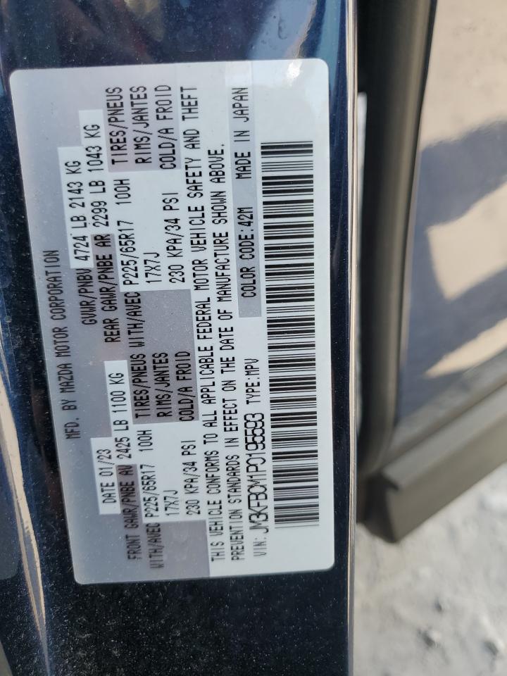 2023 Mazda Cx-5 Preferred VIN: JM3KFBCM1P0195593 Lot: 68004855