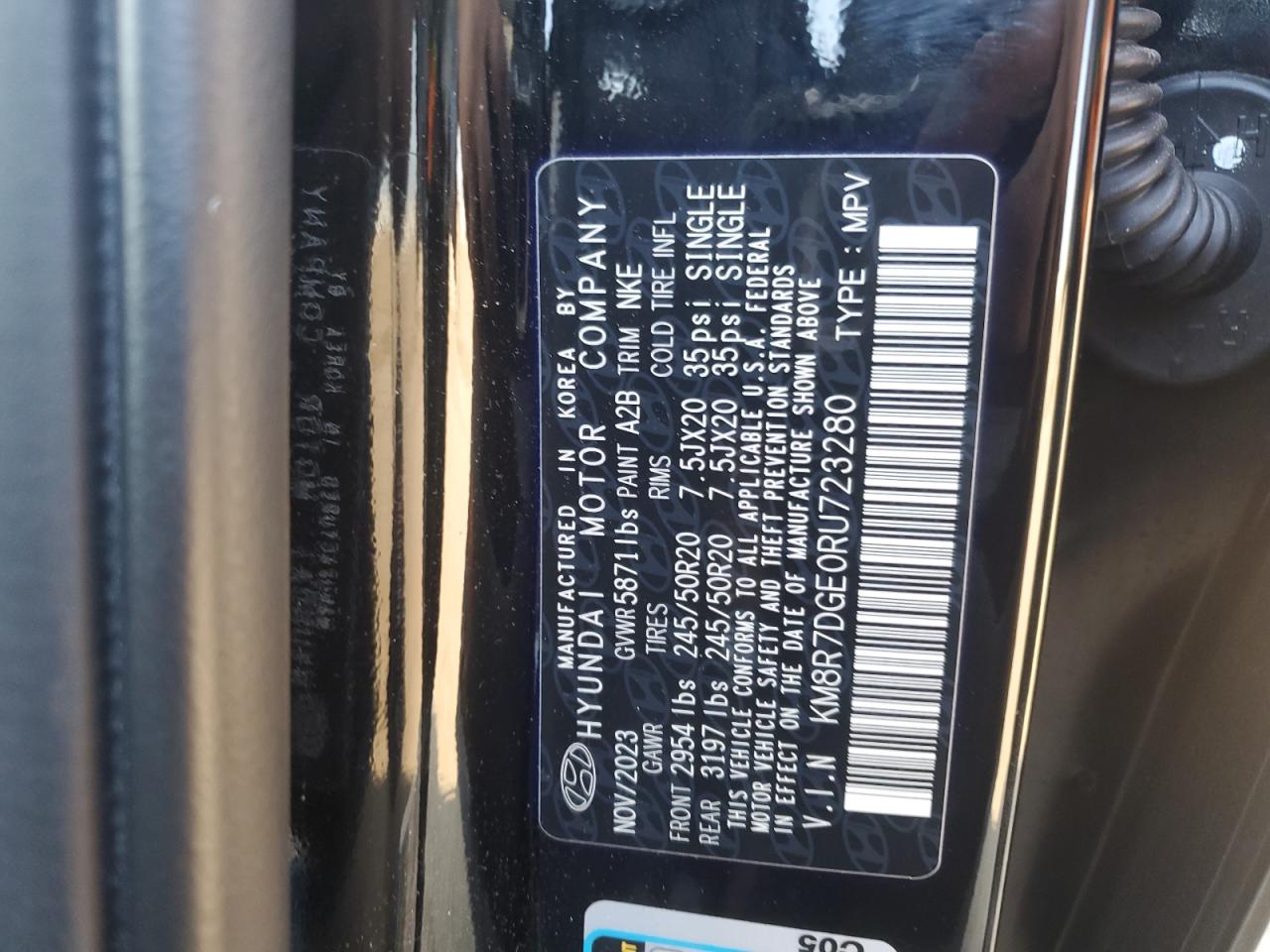 2024 Hyundai Palisade Calligraphy VIN: KM8R7DGE0RU723280 Lot: 80587465