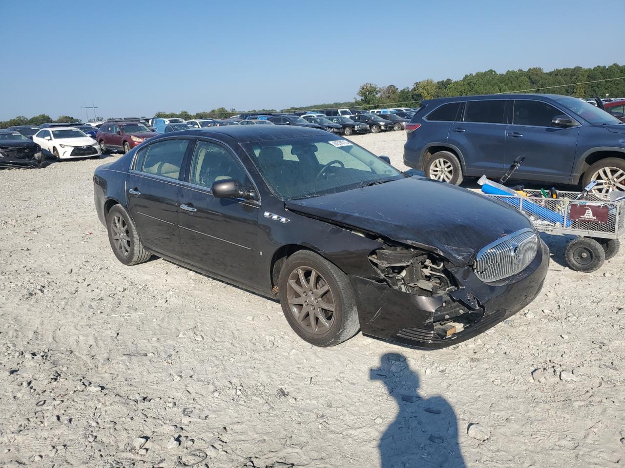 1G4HD57208U197618 BUICK LUCERNE 2008 GRAY Photo 4