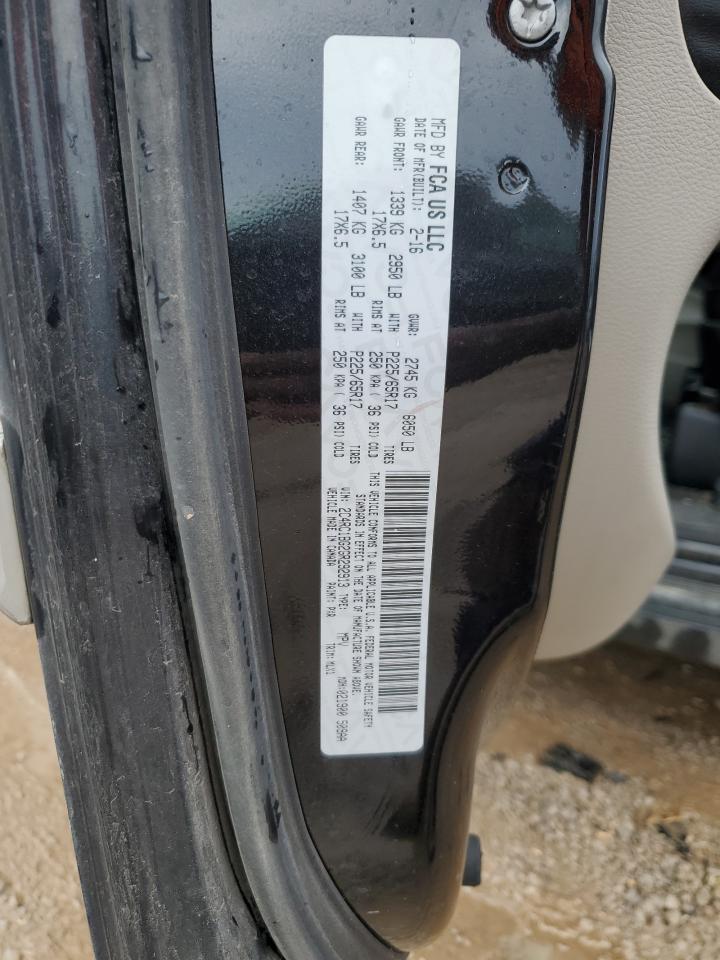 2016 Chrysler Town & Country Touring VIN: 2C4RC1BG2GR292913 Lot: 81461995