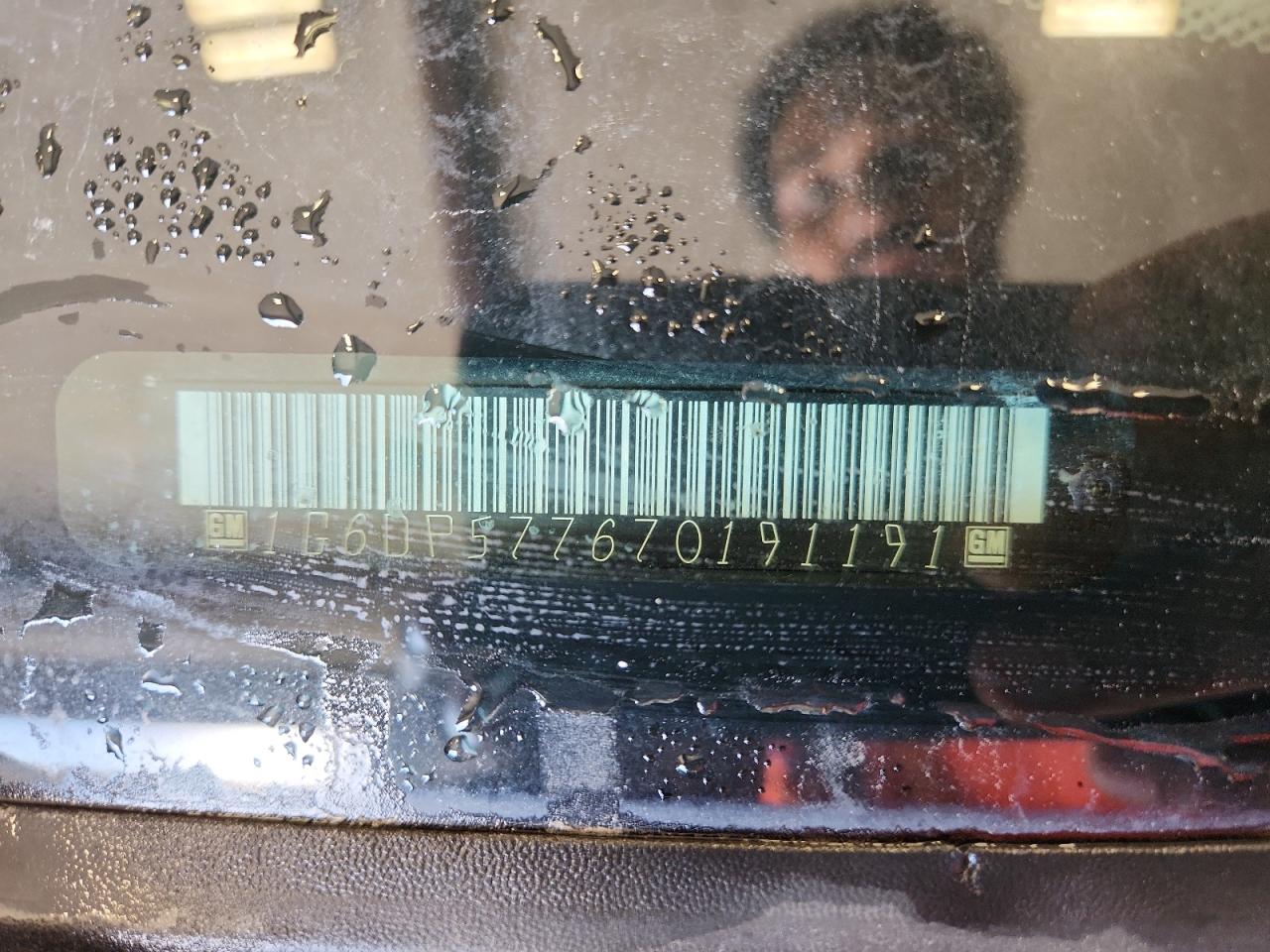 2007 Cadillac Cts Hi Feature V6 VIN: 1G6DP577670191191 Lot: 80841665