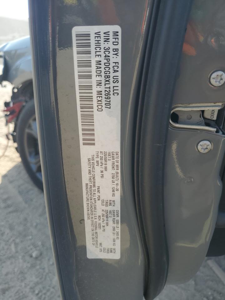 2020 Dodge Journey Crossroad VIN: 3C4PDCGBXLT269707 Lot: 80736895