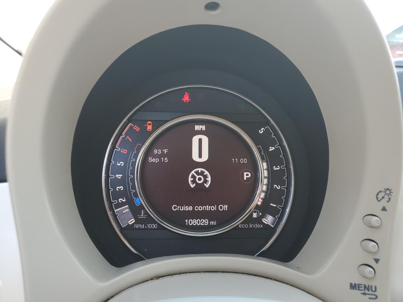 2015 Fiat 500 Lounge VIN: 3C3CFFER4FT534219 Lot: 72061905