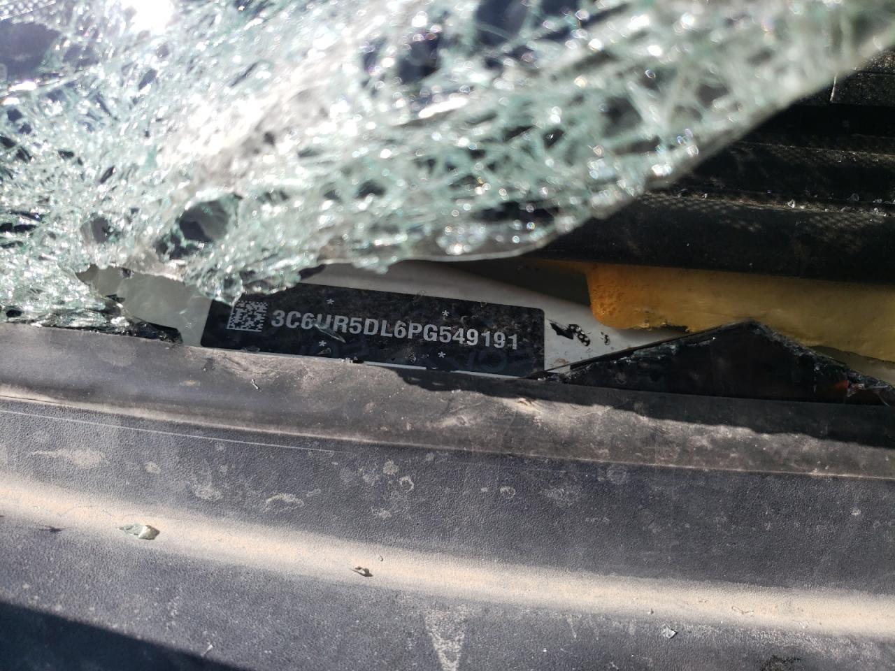 2023 Ram 2500 Big Horn VIN: 3C6UR5DL6PG549191 Lot: 80334345