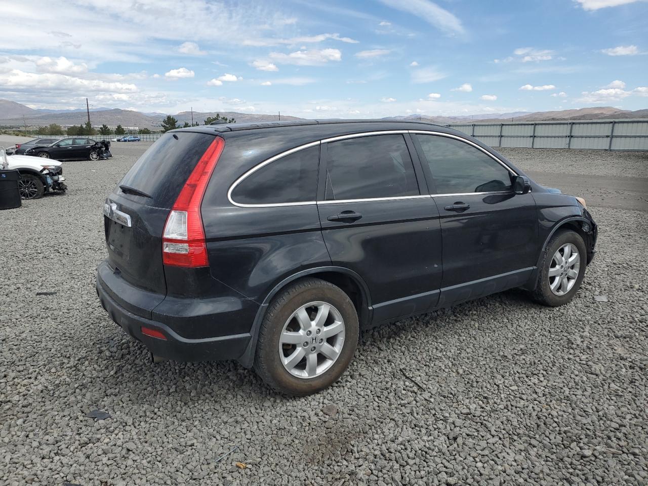 2008 Honda Cr-V Exl black suv gasoline JHLRE48718C041395 photo #4