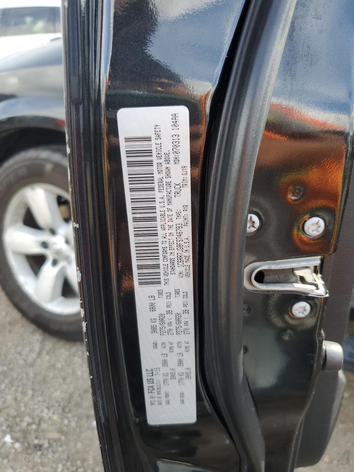 2015 Ram 1500 Laramie VIN: 1C6RR7JG8FS746783 Lot: 80501295