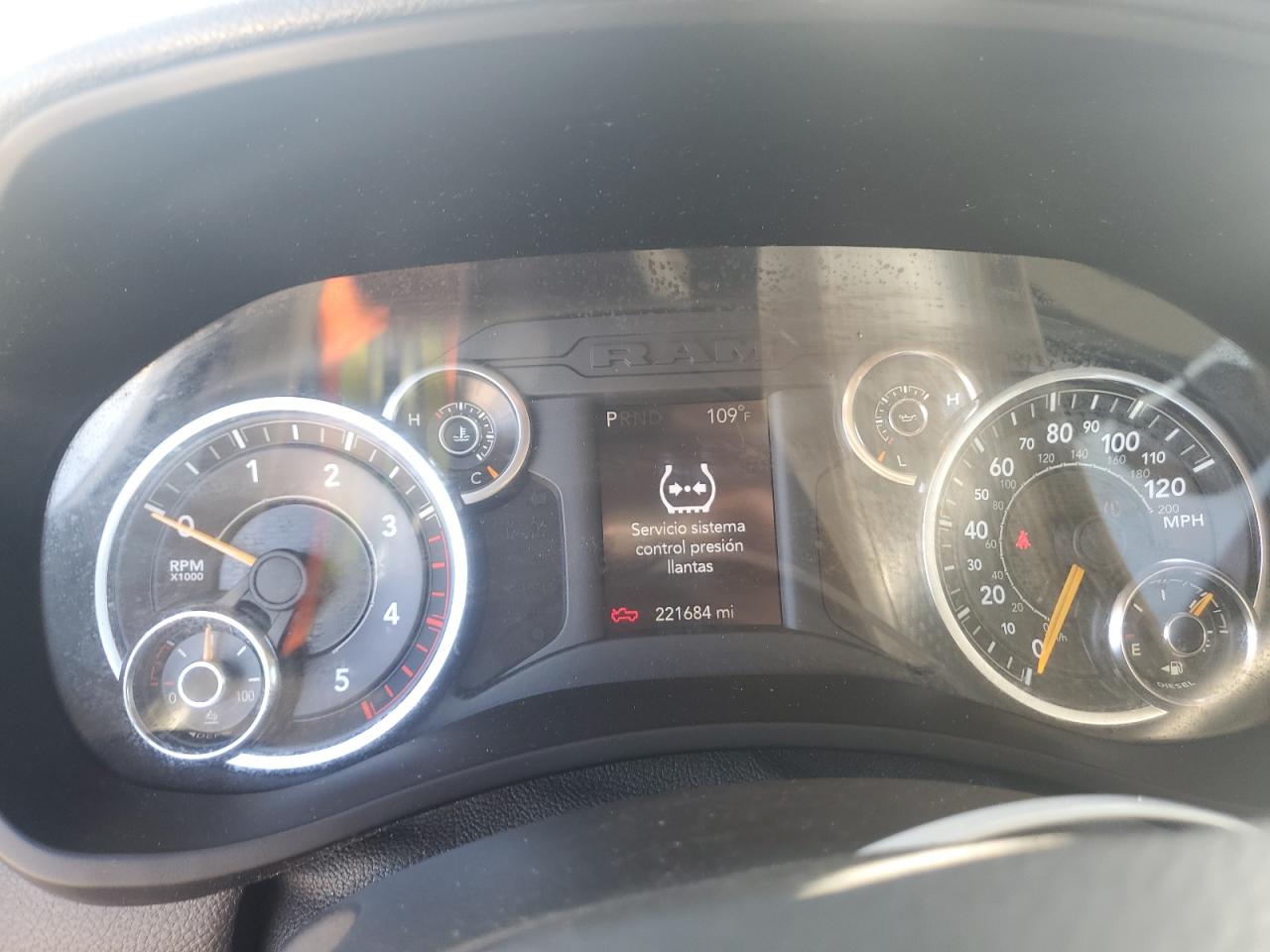 2019 Ram 2500 Big Horn VIN: 3C6UR5DL8KG631030 Lot: 84203135