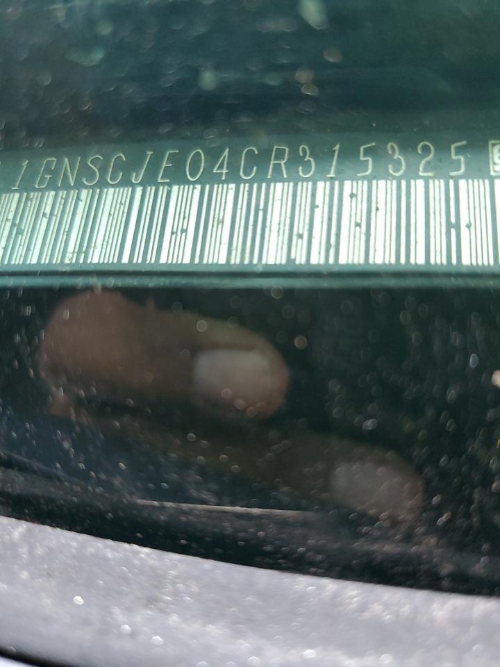 2012 Chevrolet Suburban C1500 Lt VIN: 1GNSCJE04CR315325 Lot: 81784645