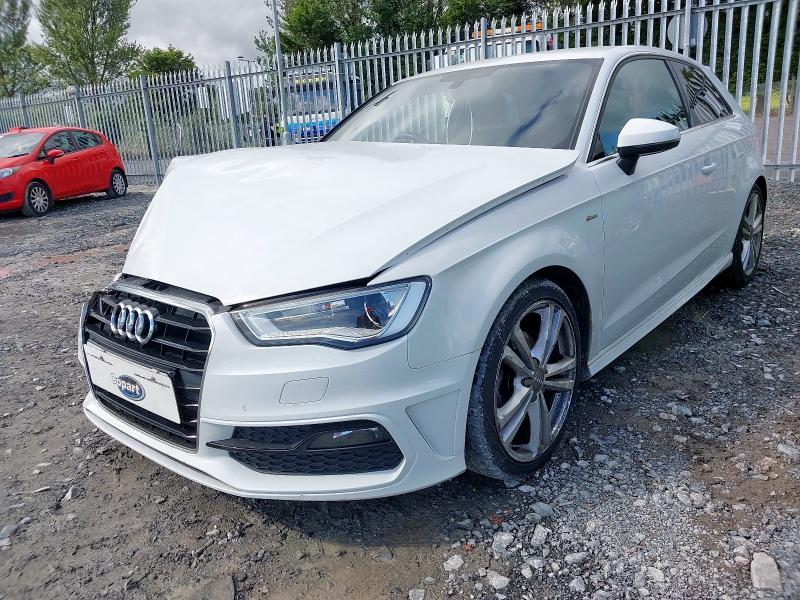 2014 AUDI A3 2.0 TDI S LINE 3DR S TRONIC for sale at Copart BELFAST