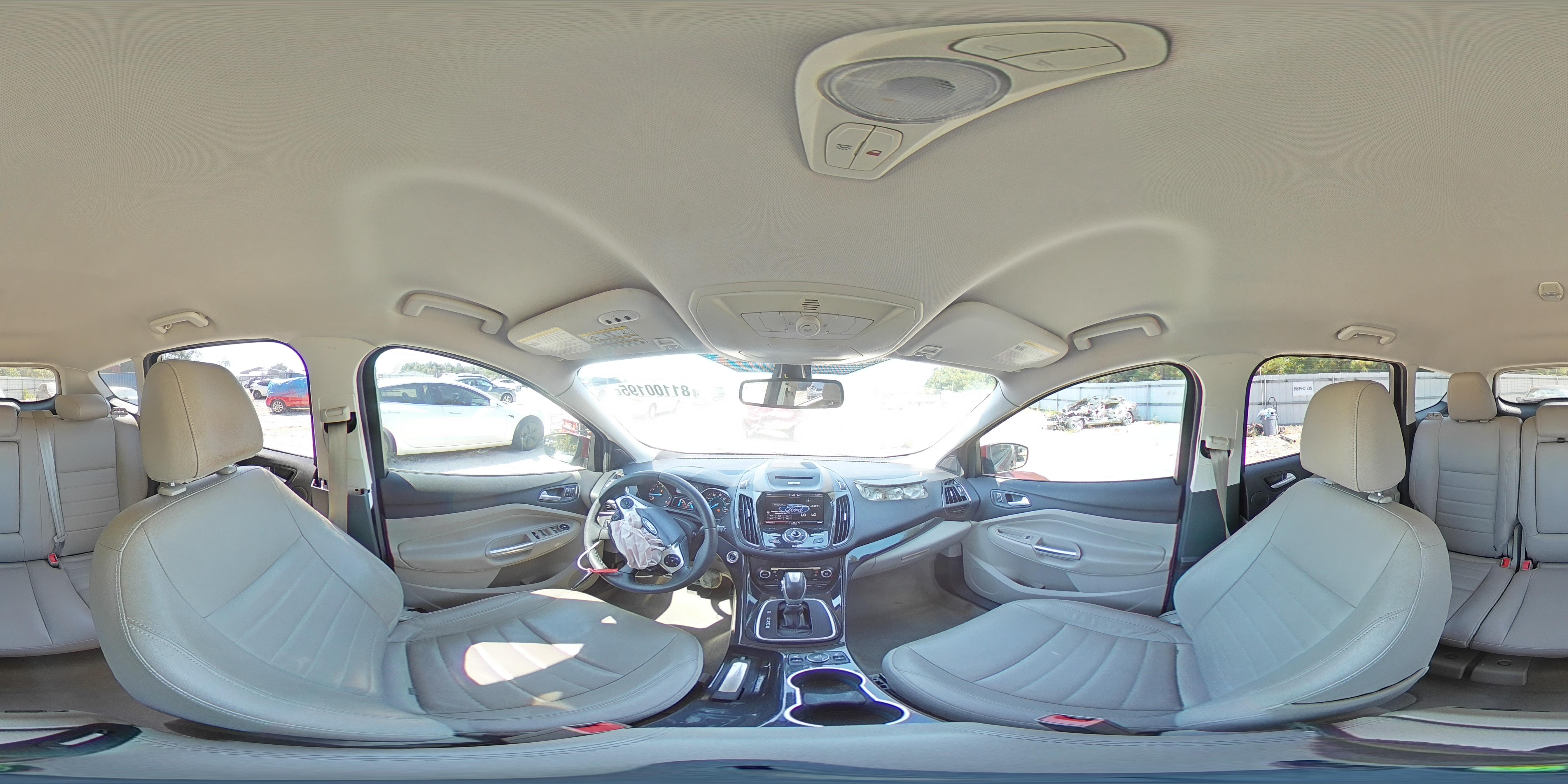 2014 Ford Escape Titanium VIN: 1FMCU0J9XEUB69498 Lot: 81100195