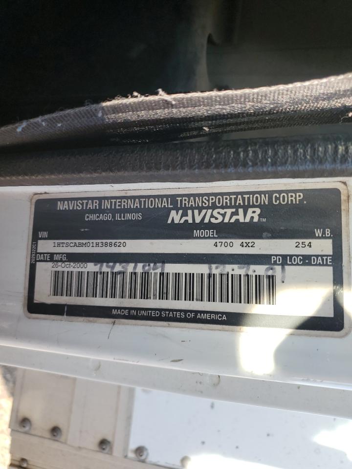 2001 International 4000 4700 VIN: 1HTSCABM01H388620 Lot: 80657145