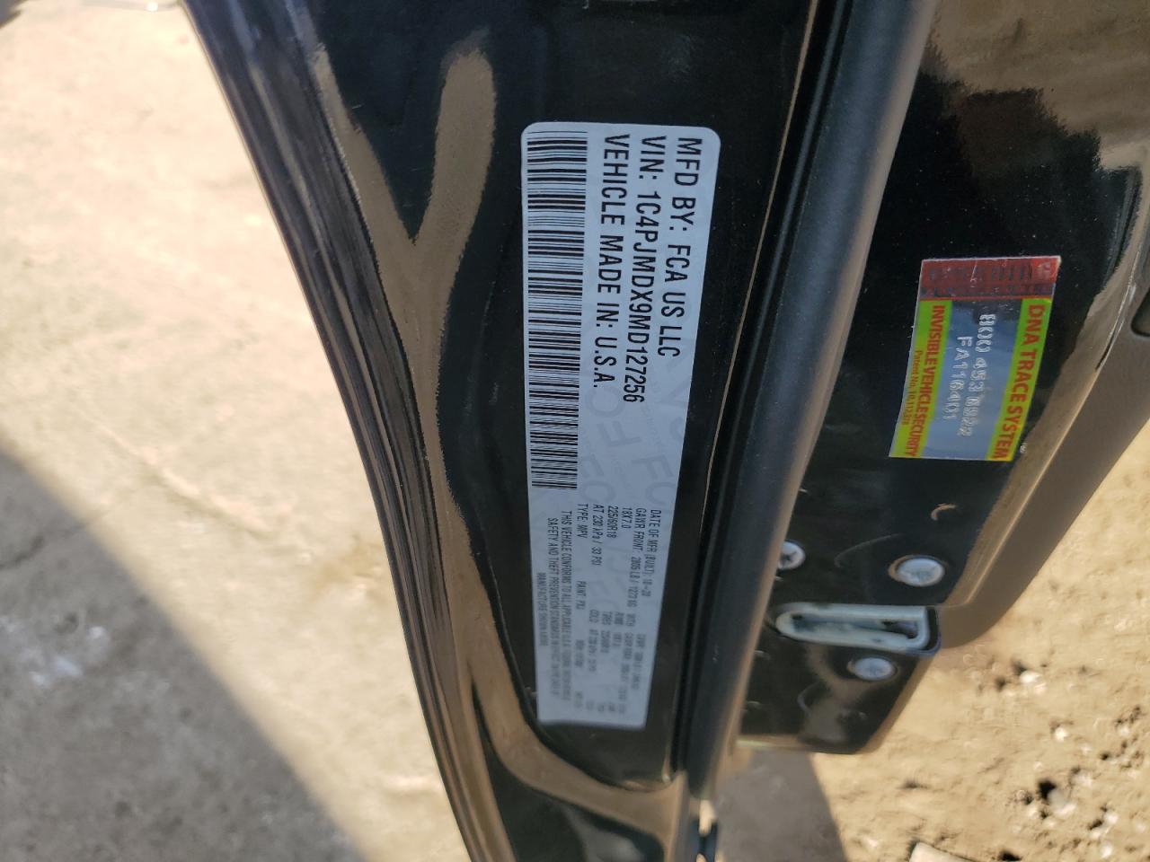 2021 Jeep Cherokee Limited VIN: 1C4PJMDX9MD127256 Lot: 80061635