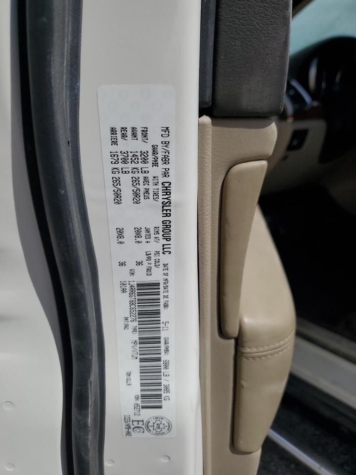 2011 Jeep Grand Cherokee Overland VIN: 1J4RR6GT6BC652276 Lot: 81597115