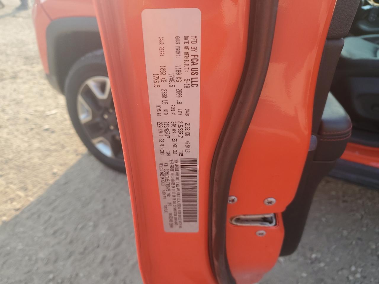 2018 Jeep Compass Trailhawk VIN: 3C4NJDDB6JT419478 Lot: 71927945