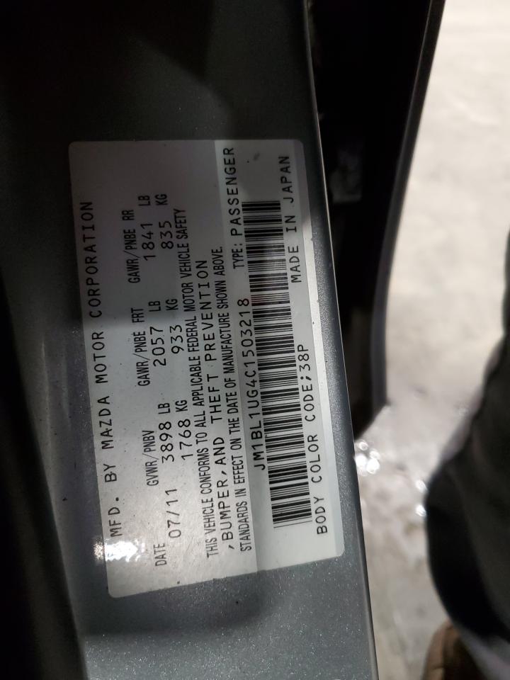 2012 Mazda 3 I VIN: JM1BL1UG4C1503218 Lot: 83808295