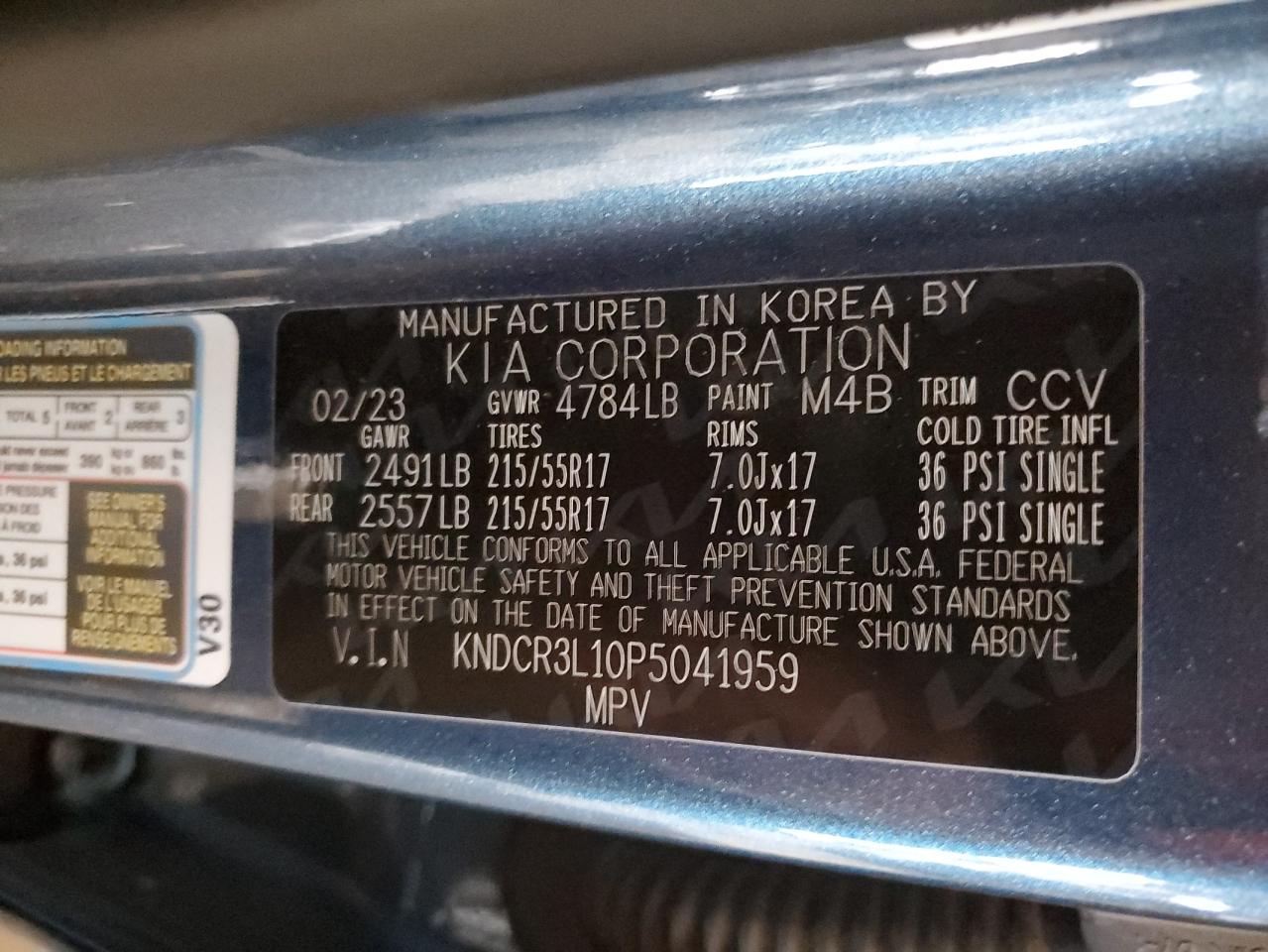 2023 Kia Niro Wind VIN: KNDCR3L10P5041959 Lot: 84229315