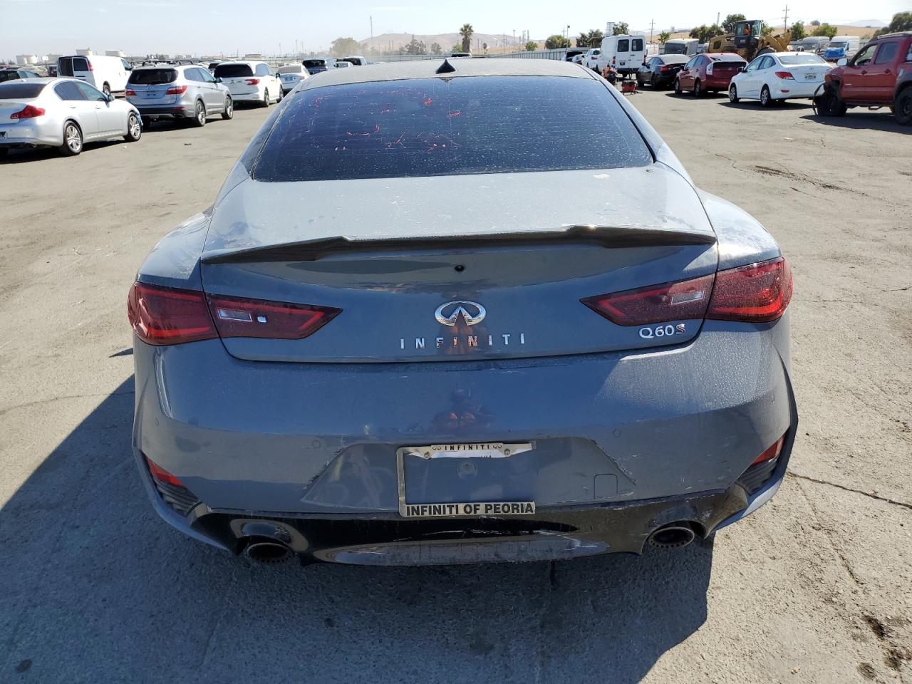 2022 Infiniti Q60 Red Sport 400 VIN: JN1FV7LK3NM660814 Lot: 81287285