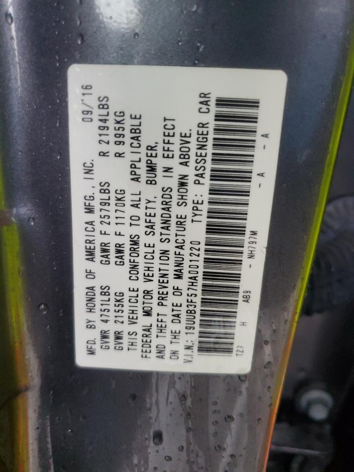 2017 Acura Tlx Tech VIN: 19UUB3F57HA001220 Lot: 84193595