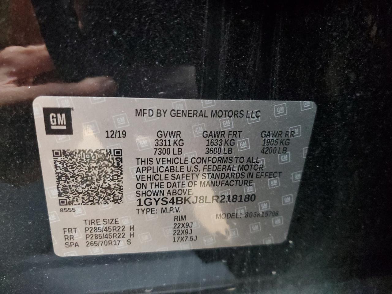 2020 Cadillac Escalade Luxury VIN: 1GYS4BKJ8LR218180 Lot: 71680145