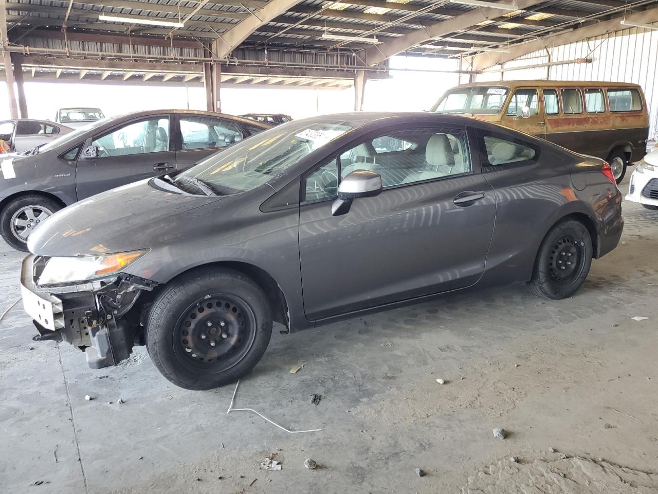 2012 Honda Civic Lx grey null gasoline 2HGFG3B5XCH553109 photo #1