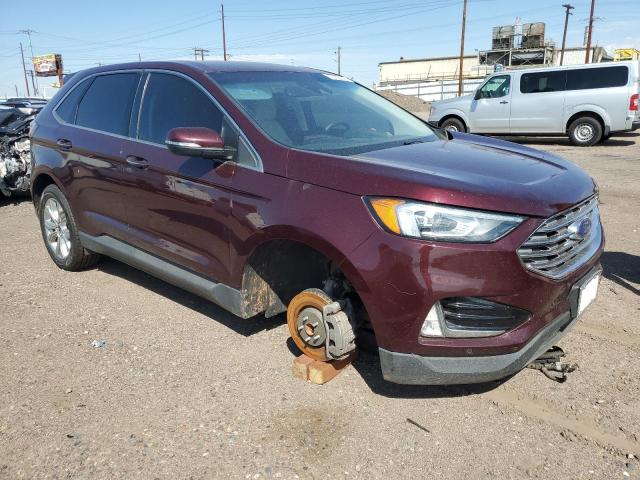  FORD EDGE 2021 Бордовый